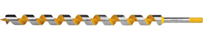 STAYER d=25 х 450 мм, HEX хвостовик, сверло по дереву, спираль Левиса &quot;Spiral&quot; 29475-450-25
