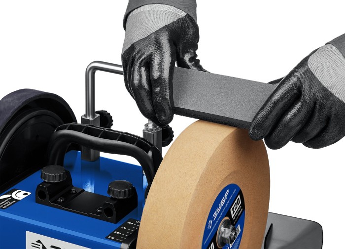 ЗУБР 160 Вт, 250 мм, шлифовально-полировальный станок ППС-250 Профессионал