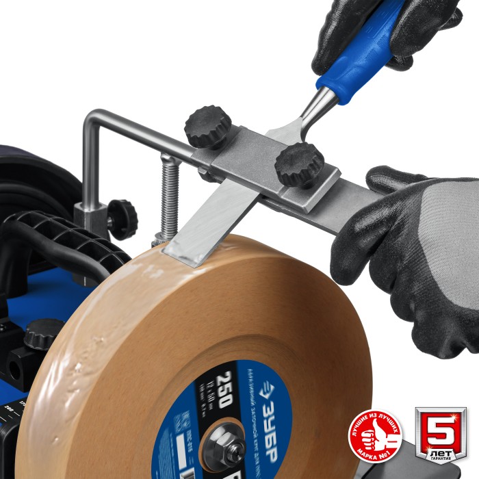 ЗУБР 160 Вт, 250 мм, шлифовально-полировальный станок ППС-250 Профессионал