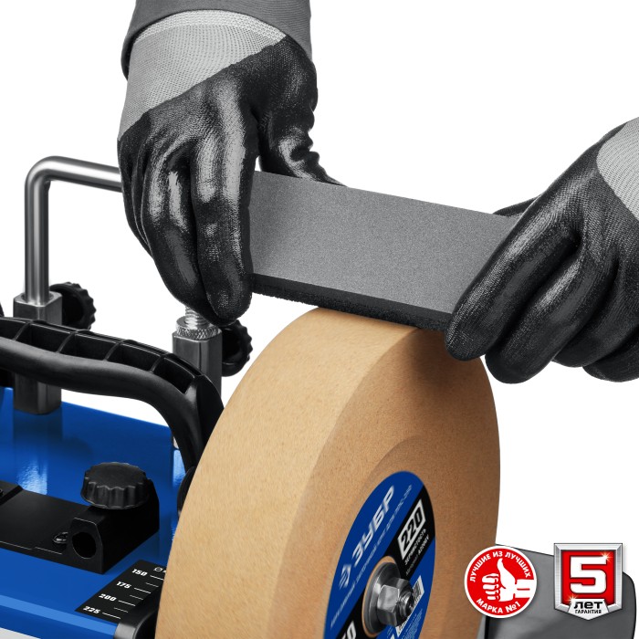 ЗУБР 160 Вт, 250 мм, шлифовально-полировальный станок ППС-250 Профессионал