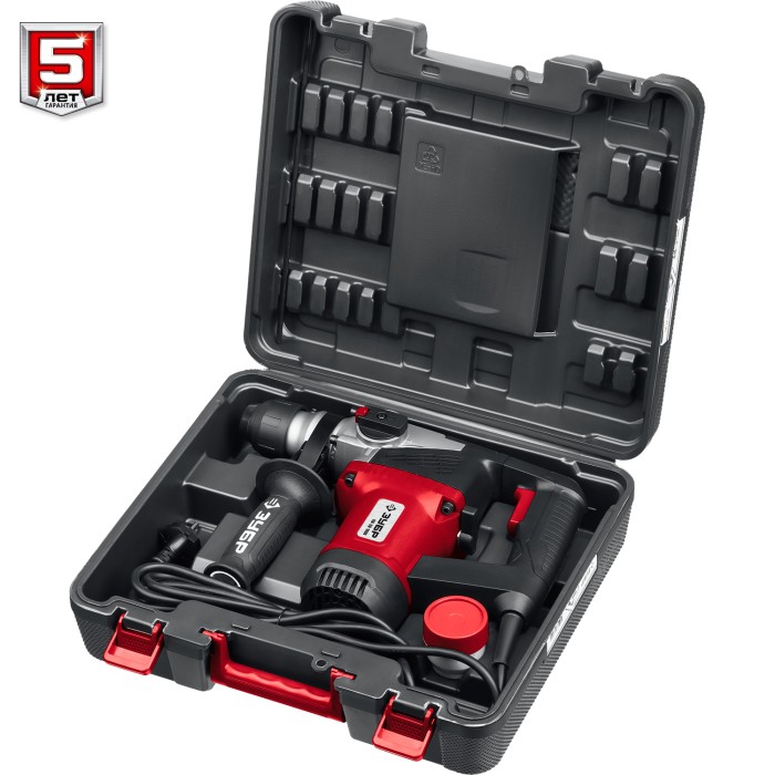 ЗУБР 1000 Вт, 28 мм, перфоратор электрический ПВ-28-1000 Мастер