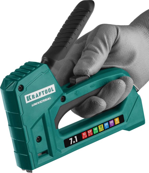 KRAFTOOL скобы 53, 53F, 140, 13, 36, 300, 500, степлер для скоб "Universal" (7-в-1) 31524