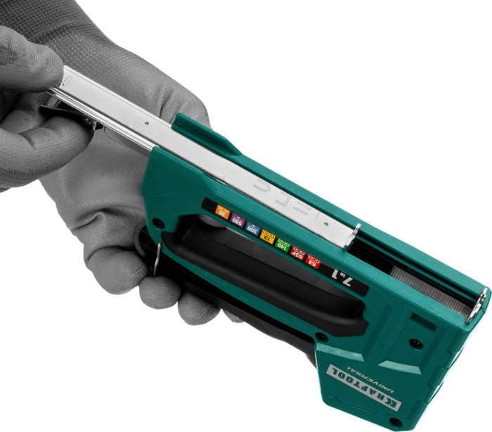 KRAFTOOL скобы 53, 53F, 140, 13, 36, 300, 500, степлер для скоб "Universal" (7-в-1) 31524