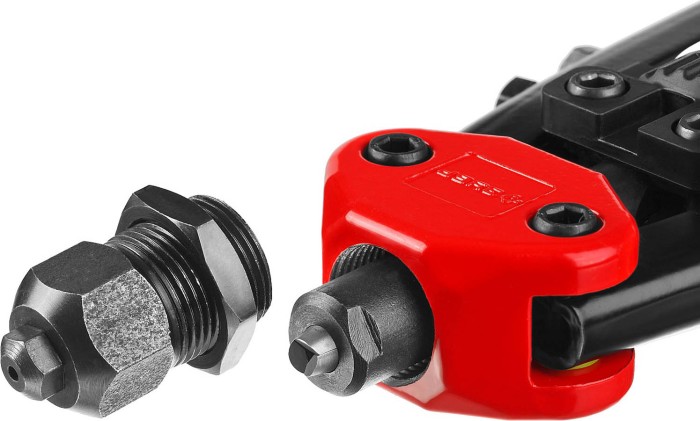 ЗУБР заклепки 2.4-4.8 мм, заклепочник двуручный МХ500 31032