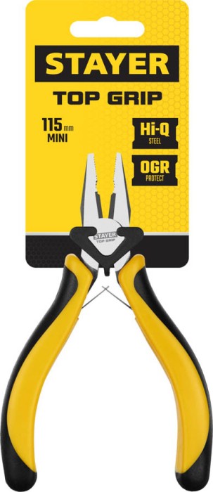 STAYER 115 мм, плоскогубцы комбинированные TopGrip 2218-0_z02