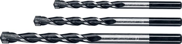 ЗУБР 3 шт: Ø 5-6-8 мм, набор сверл по бетону 2916-H3 Профессионал