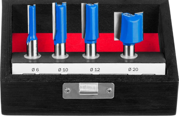 ЗУБР набор профильных фрез по дереву, 4 шт., 28795-H4-1