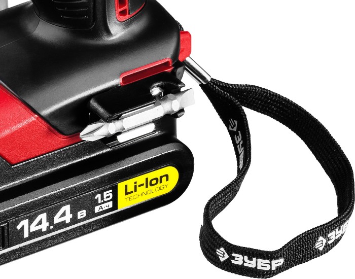 ЗУБР Li-Ion, 14.4 В, дрель-шуруповерт "СУПЕРКОМПАКТ М2", ДА-14.4-2-Ли КМ2 Мастер