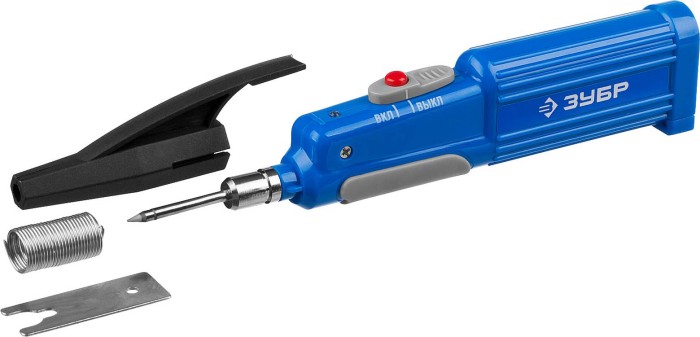 ЗУБР 6 Вт, 3xAA, электропаяльник беспроводной 55410_z01 Профессионал