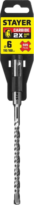 STAYER 6 x 160 мм, бур SDS-plus 2930-160-06_z02