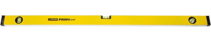 STAYER PROFILevel 1000 мм уровень строительный фрезерованный, 3 глазка, поворотный глазок, 3466-100