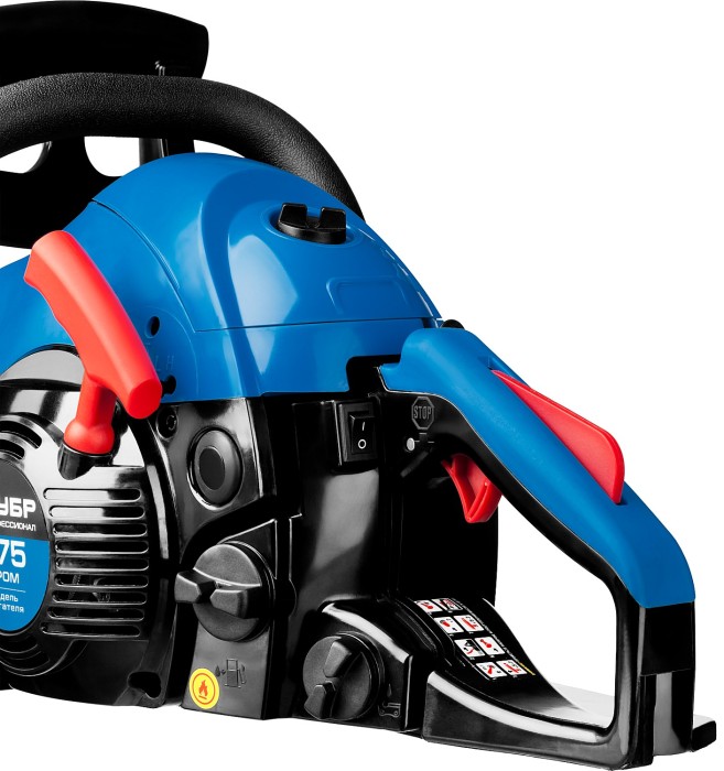 ЗУБР 1.4 кВт/1.9 л.с, 350 мм, пила цепная бензиновая ПБЦ-380 35П Профессионал