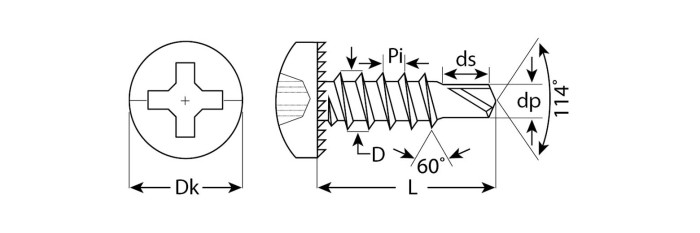 ЗУБР 9.5 х 3.5 мм, 1500 шт., СЛМ-СЦ оцинкованные саморезы со сверлом для листового металла 4-300171-35-09 Мастер