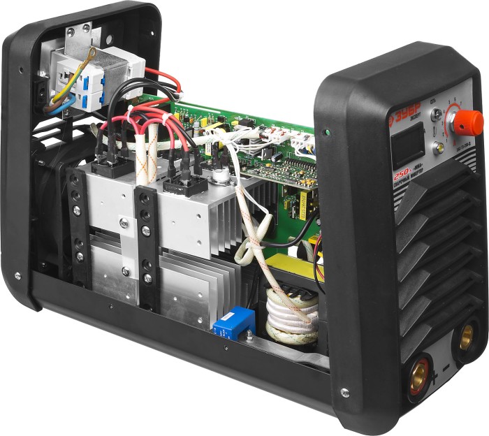 ЗУБР 10-250 А, ММА, IGBT, инвертор сварочный ЗАС-Т3-250-Д Профессионал