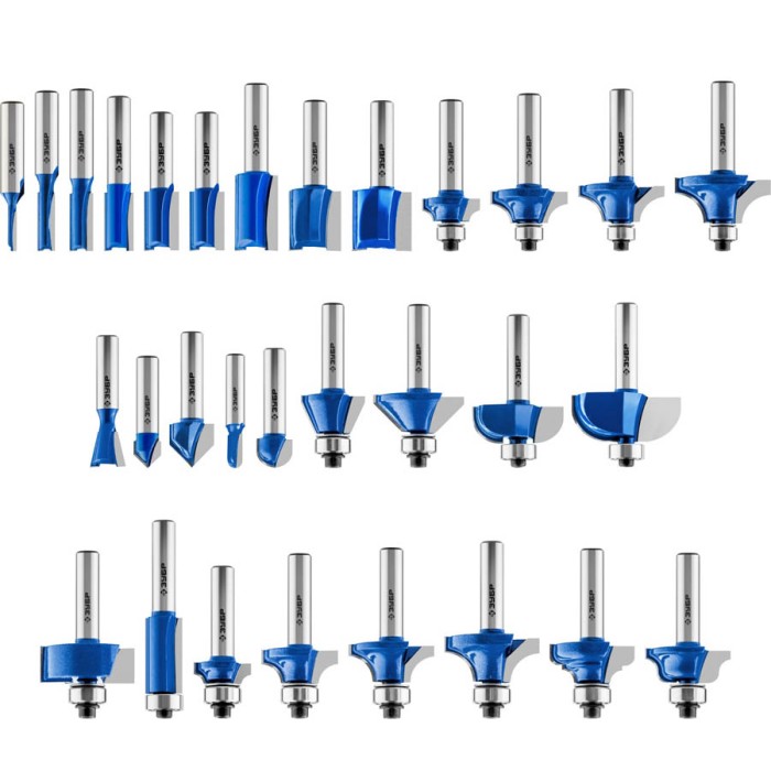 ЗУБР набор профильных фрез по дереву, 30 шт., 28796-H30 Профессионал