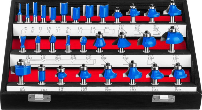 ЗУБР набор профильных фрез по дереву, 30 шт., 28796-H30 Профессионал
