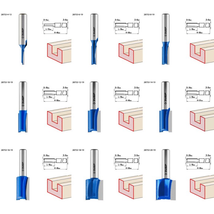 ЗУБР набор профильных фрез по дереву, 30 шт., 28796-H30 Профессионал