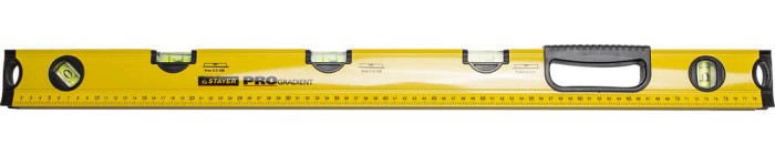 STAYER PROGradient 800 мм уровень градиентный для &quot;водных&quot; работ, 5 глазков, 34730-080_z01