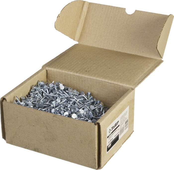 ЗУБР 25 х 3 мм, 5 кг, гвозди с большой потайной головкой 305090-30-025 Мастер