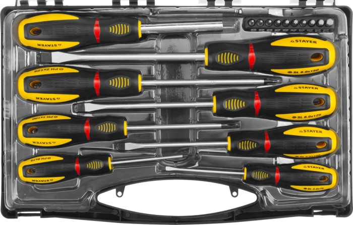 STAYER 10 шт., отверток с битами 25133-H8_z02
