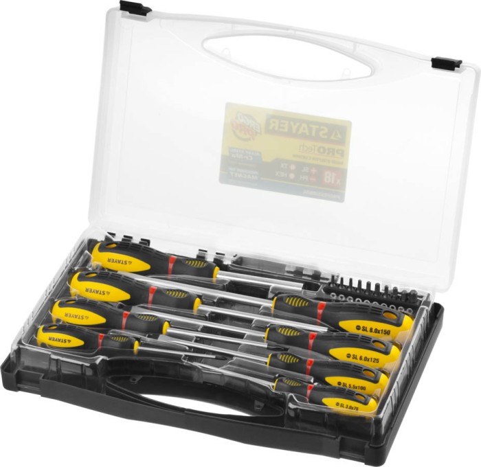 STAYER 10 шт., отверток с битами 25133-H8_z02