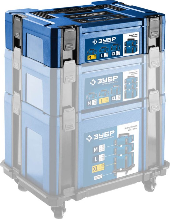 ЗУБР 443 х 310 х 128 мм (13"), ящик для инструмента МОДУЛЬ-13 38165-13 Профессионал