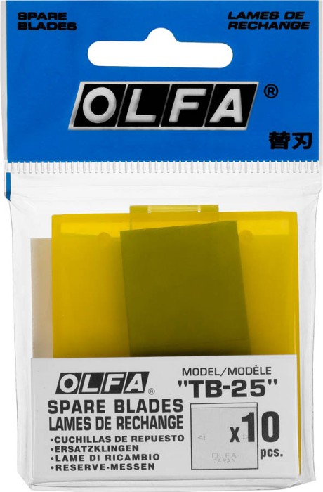 OLFA 25 мм, 10 шт., лезвия для скребка TB-25 OL-TB-25