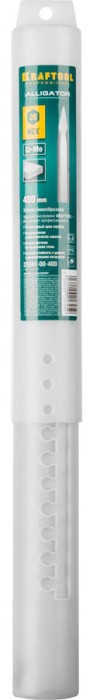 KRAFTOOL 400 мм, НЕХ 28, пикообразное зубило 29341-00-400