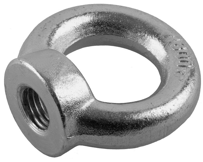 ЗУБР М10, 1 шт., оцинкованная, рым-гайка DIN 582 4-304326-10