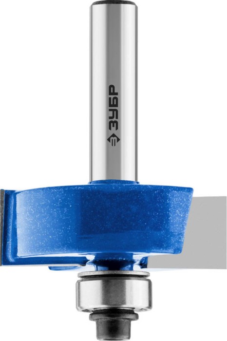 ЗУБР 38.1 x 13 мм, хвостовик 8 мм, фреза фальцевая 28758-38.1 Профессионал