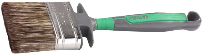 KRAFTOOL 75 мм, плоская, смешанная щетина, кисть - макловица ERGO 1-01042-75