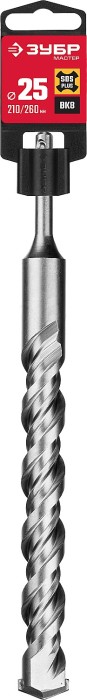 ЗУБР 25 х 260 мм, бур SDS-plus 29315-260-25