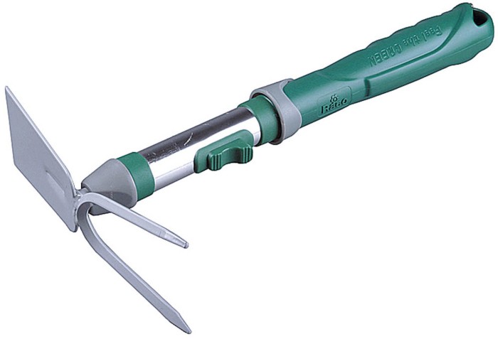 RACO 320х60х70 мм, 2 зубца, прямое лезвие, мотыжка садовая 4205-53516