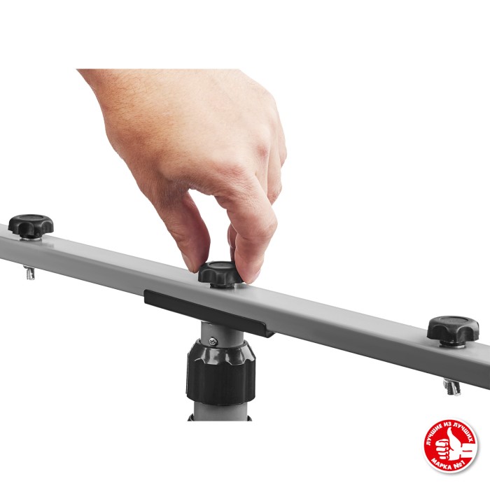 ЗУБР 160 см, ТШ-2, для 2-х прожекторов, телескопический, переносной штатив 56932